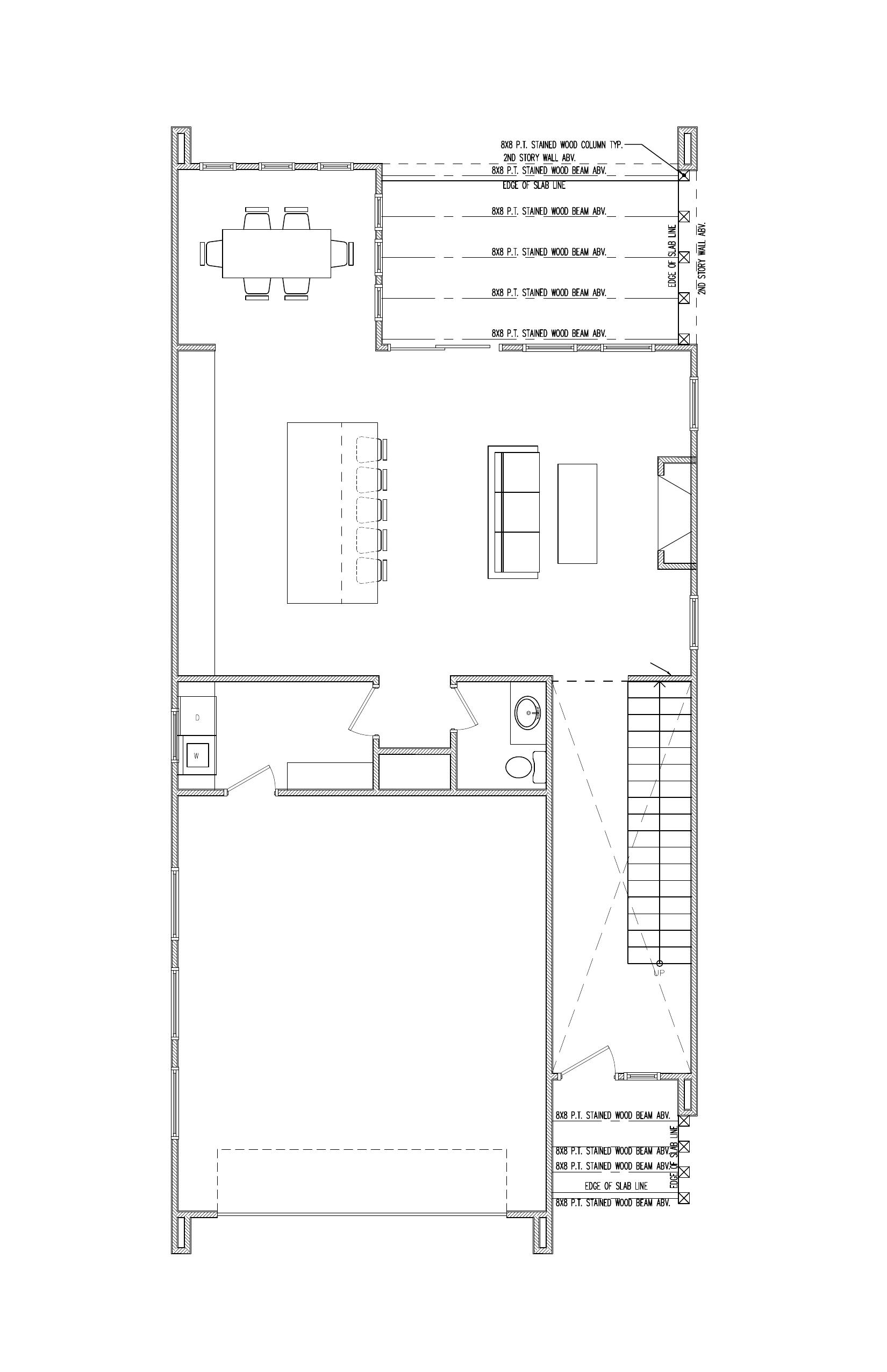 First Floor plan drawing