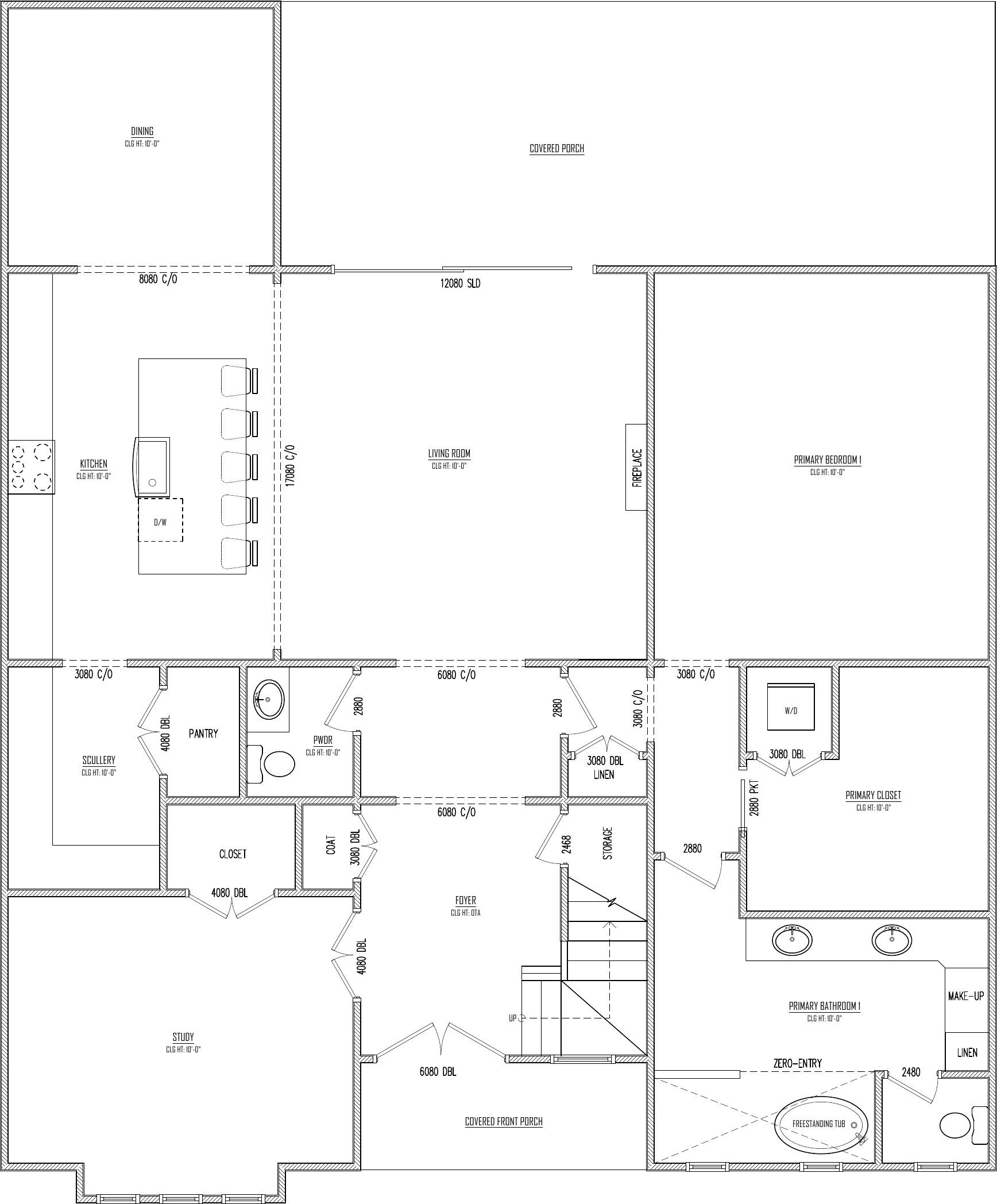 First Floor plan drawing