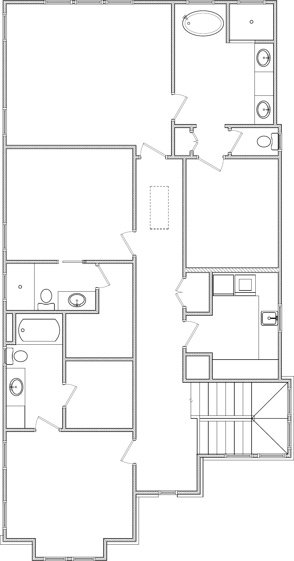 Second Floor plan drawing