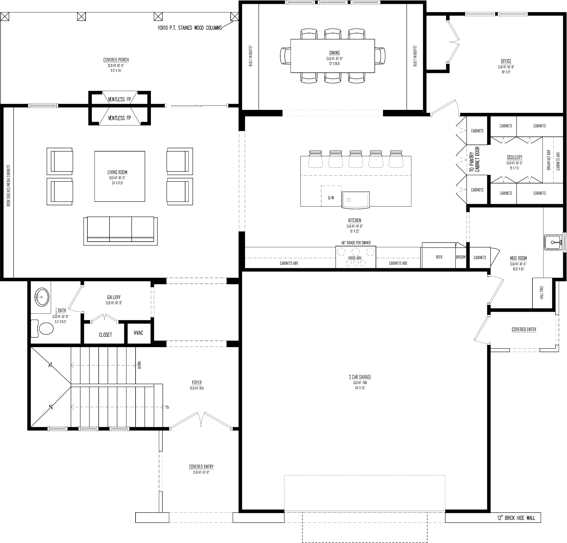 First Floor plan drawing