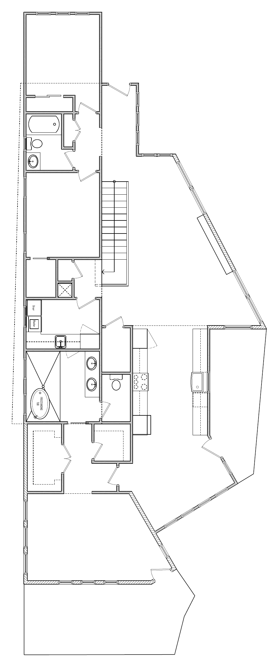 First Floor plan drawing