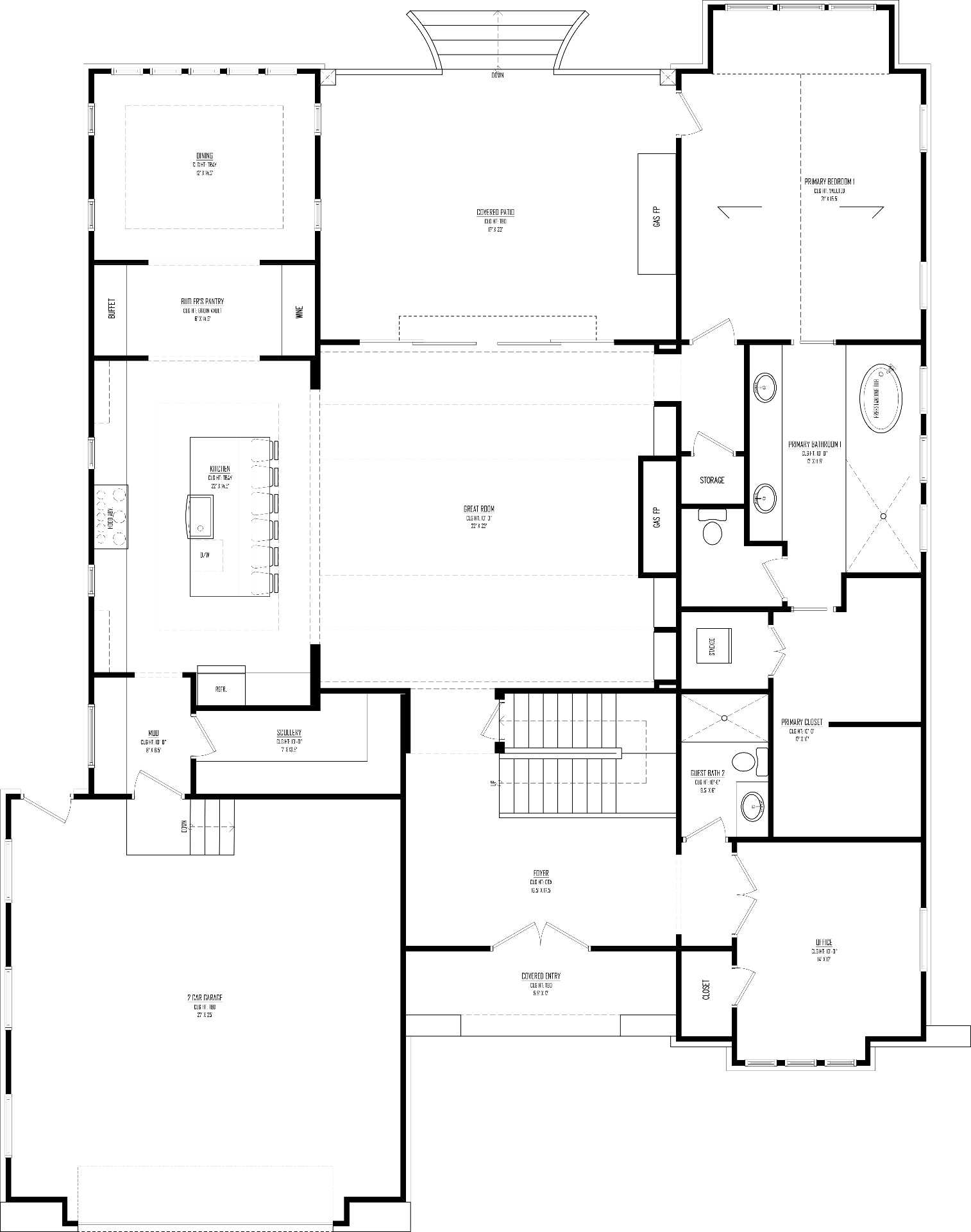 First Floor plan drawing