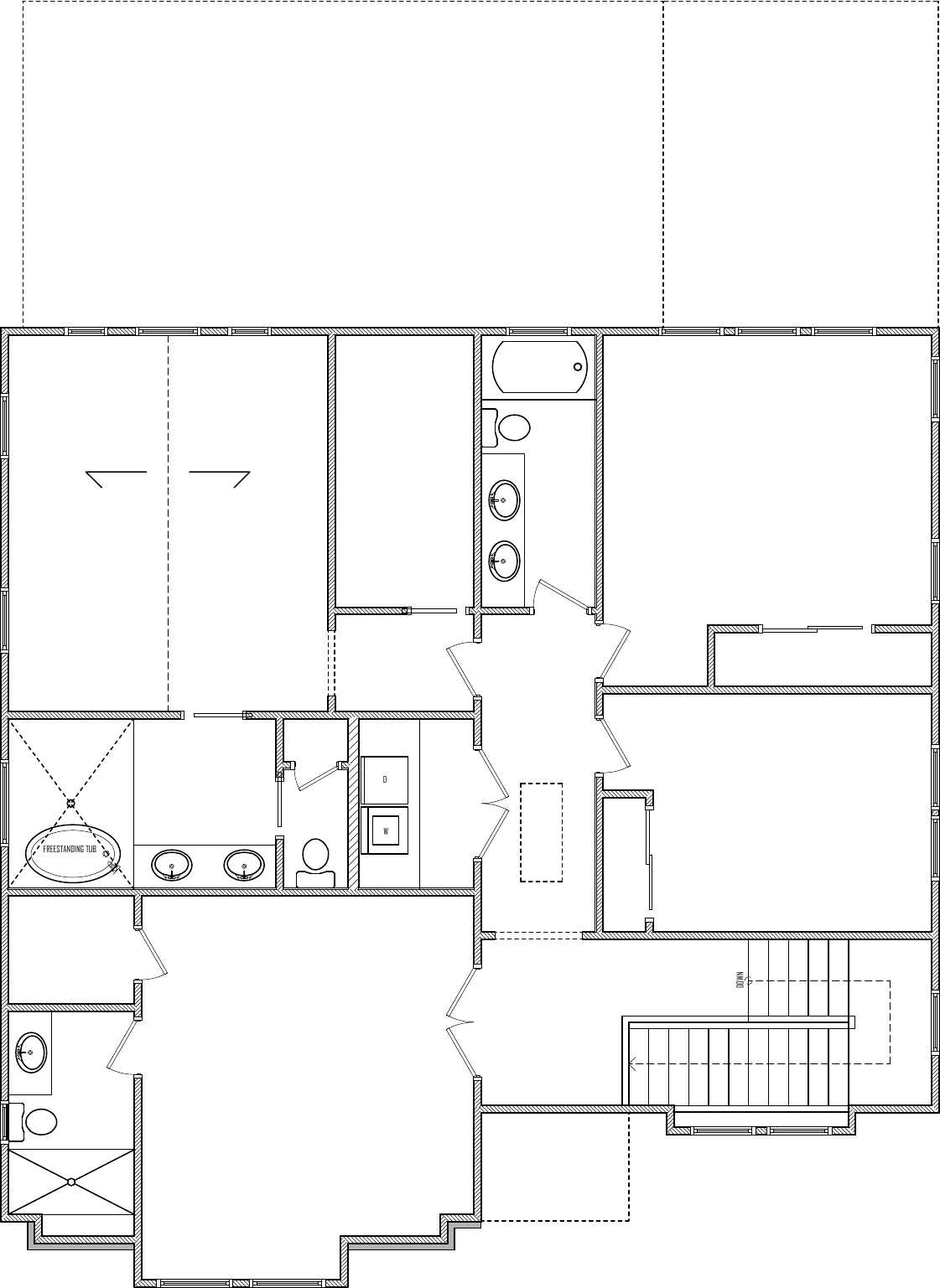 Second Floor plan drawing