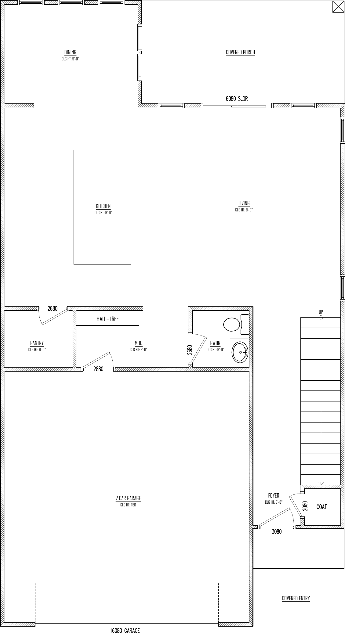 First Floor plan drawing