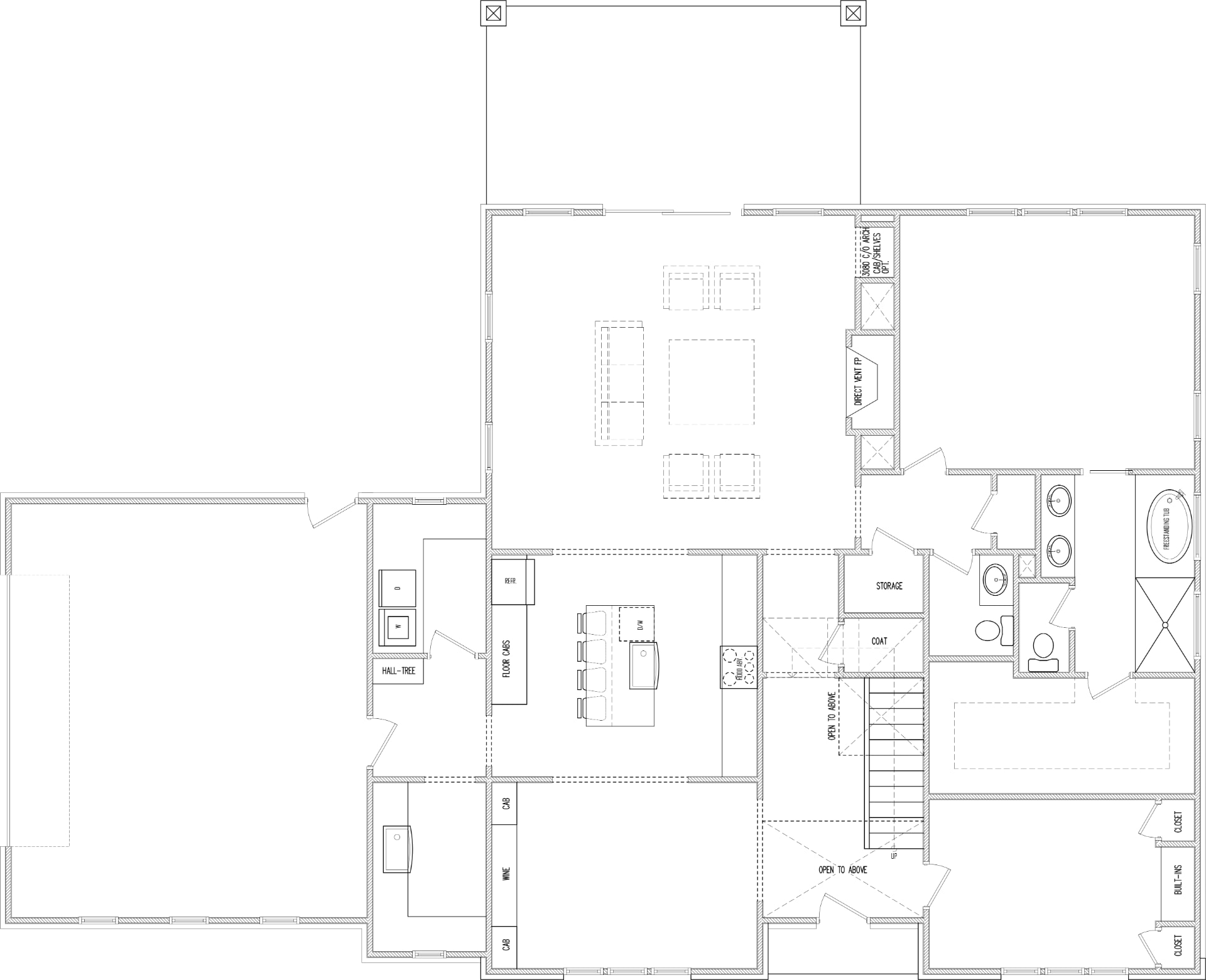 First Floor plan drawing