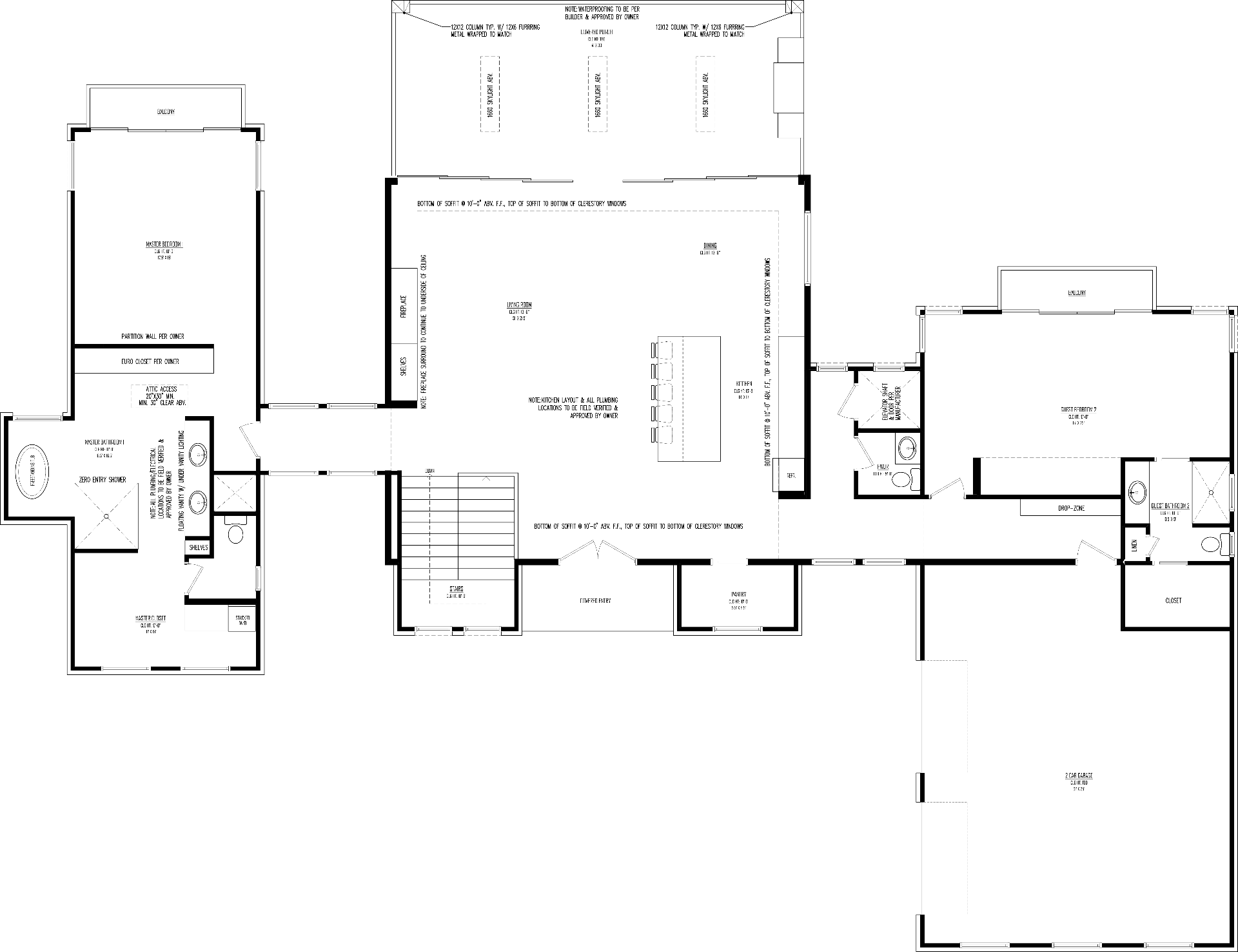 First Floor plan drawing
