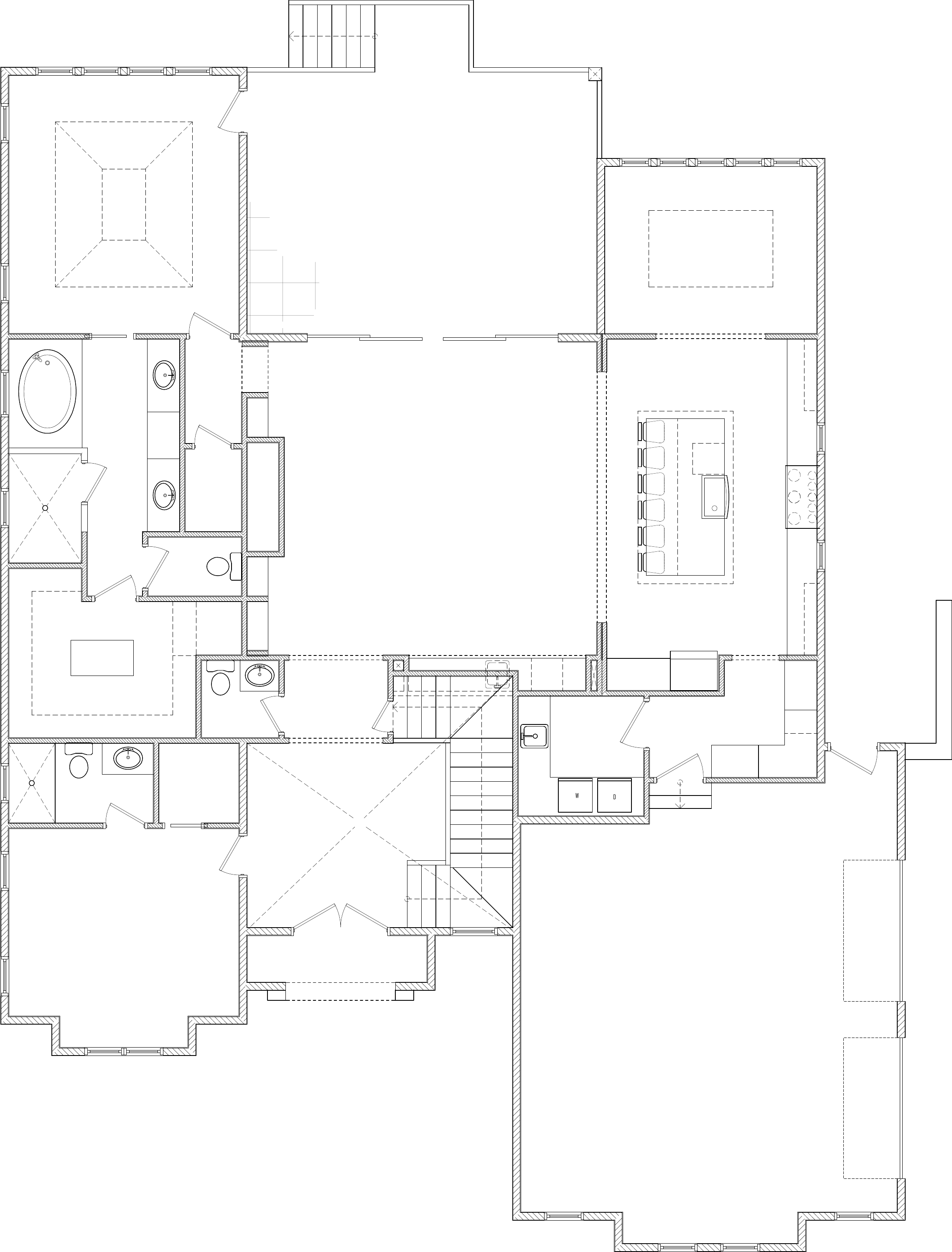 First Floor plan drawing