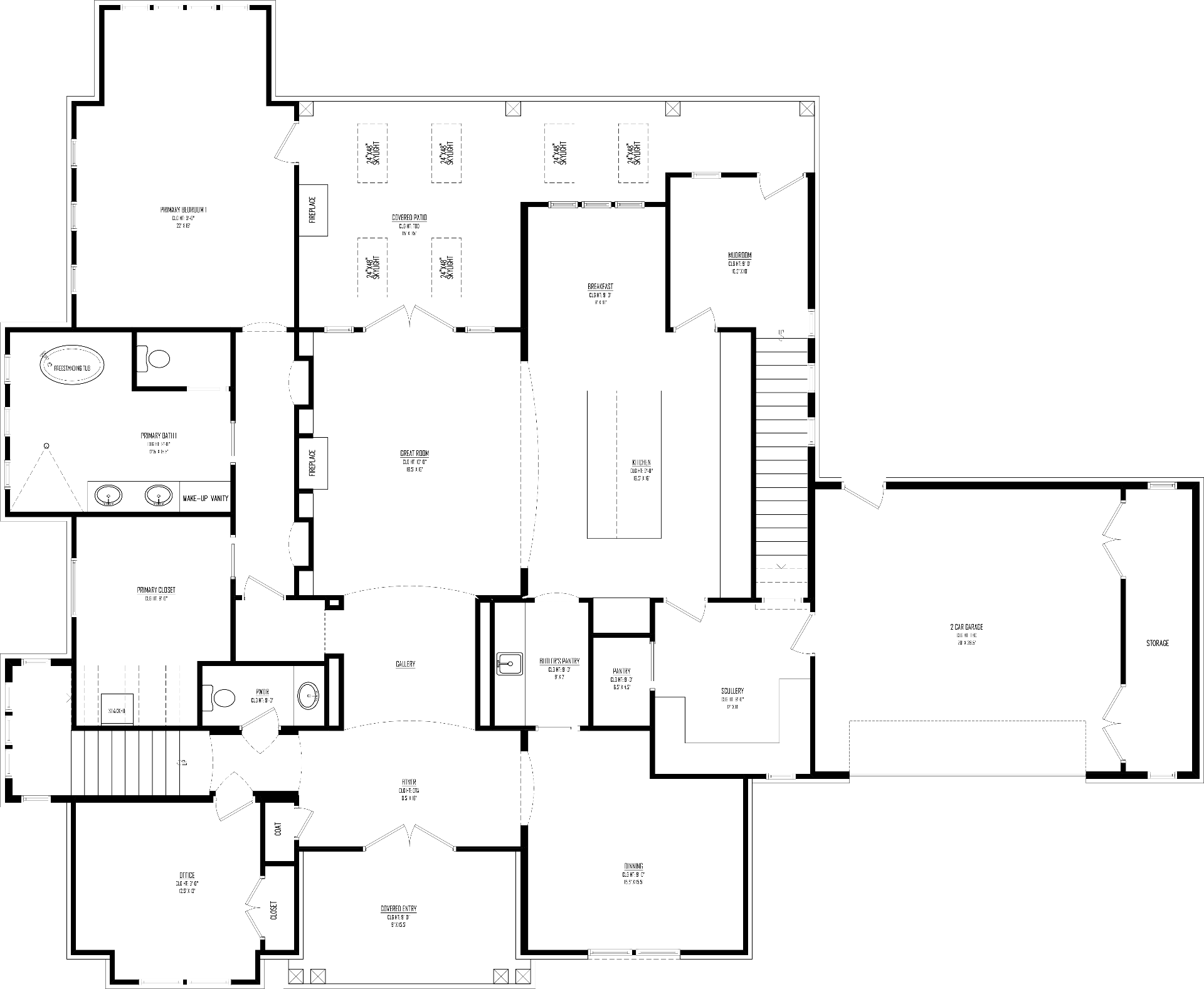 First Floor plan drawing