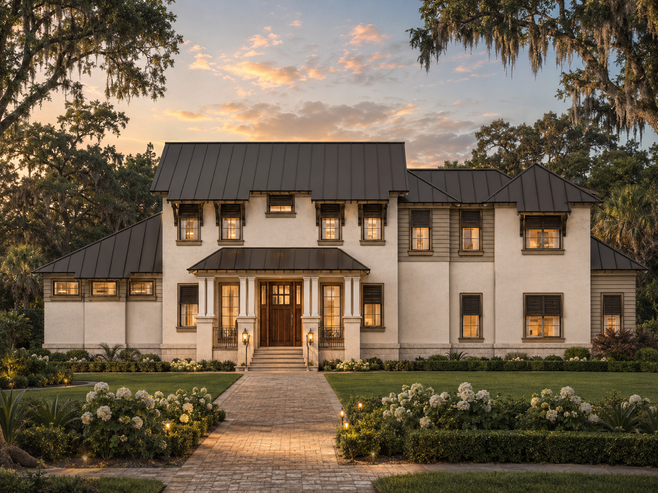 Marsh View by Bassett Homes — exterior view of the Low Country home design