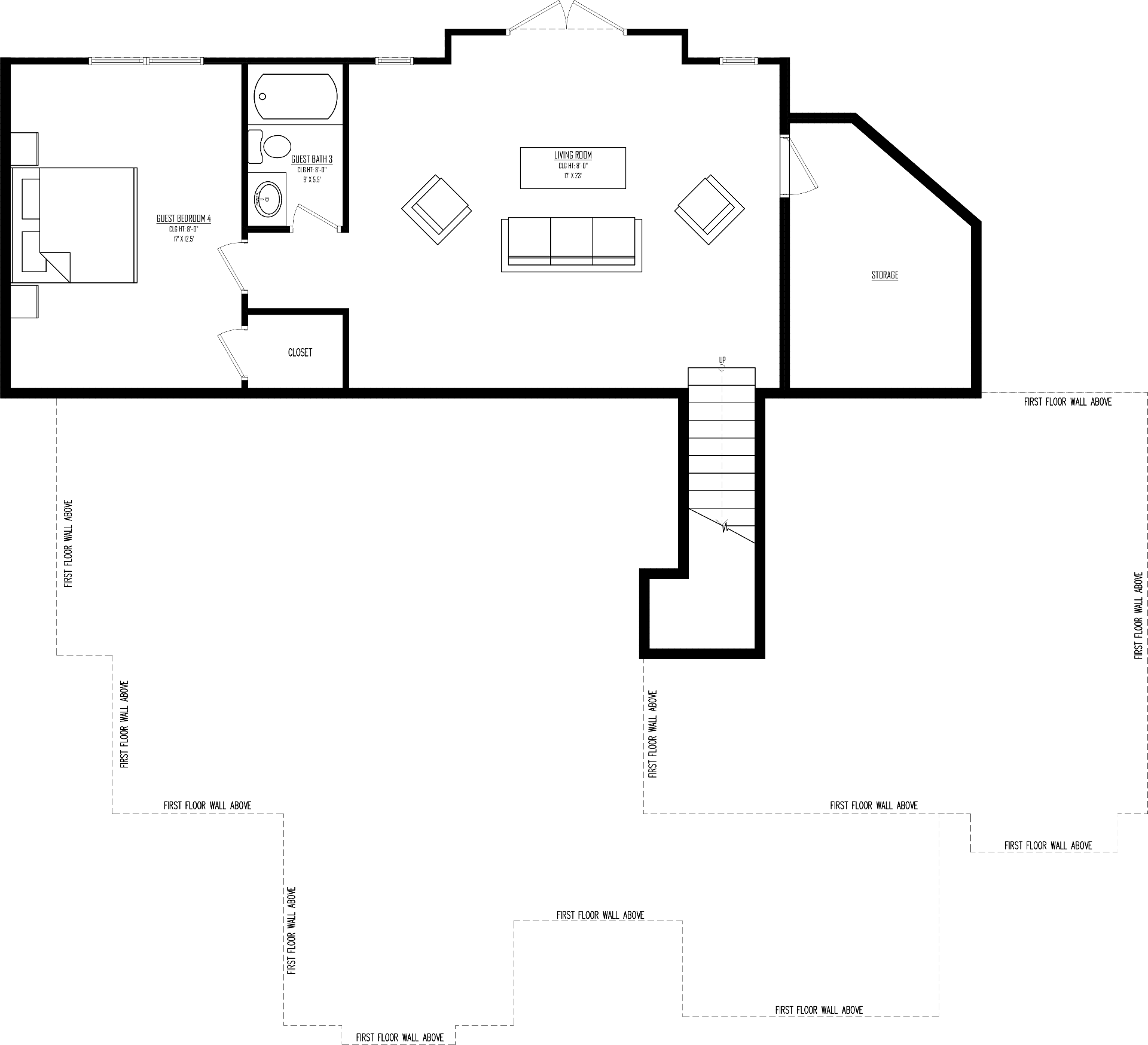 Basement plan drawing