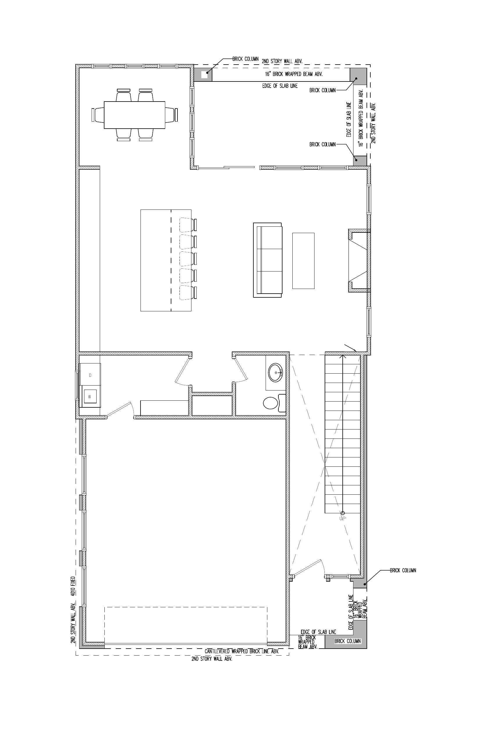 First Floor plan drawing