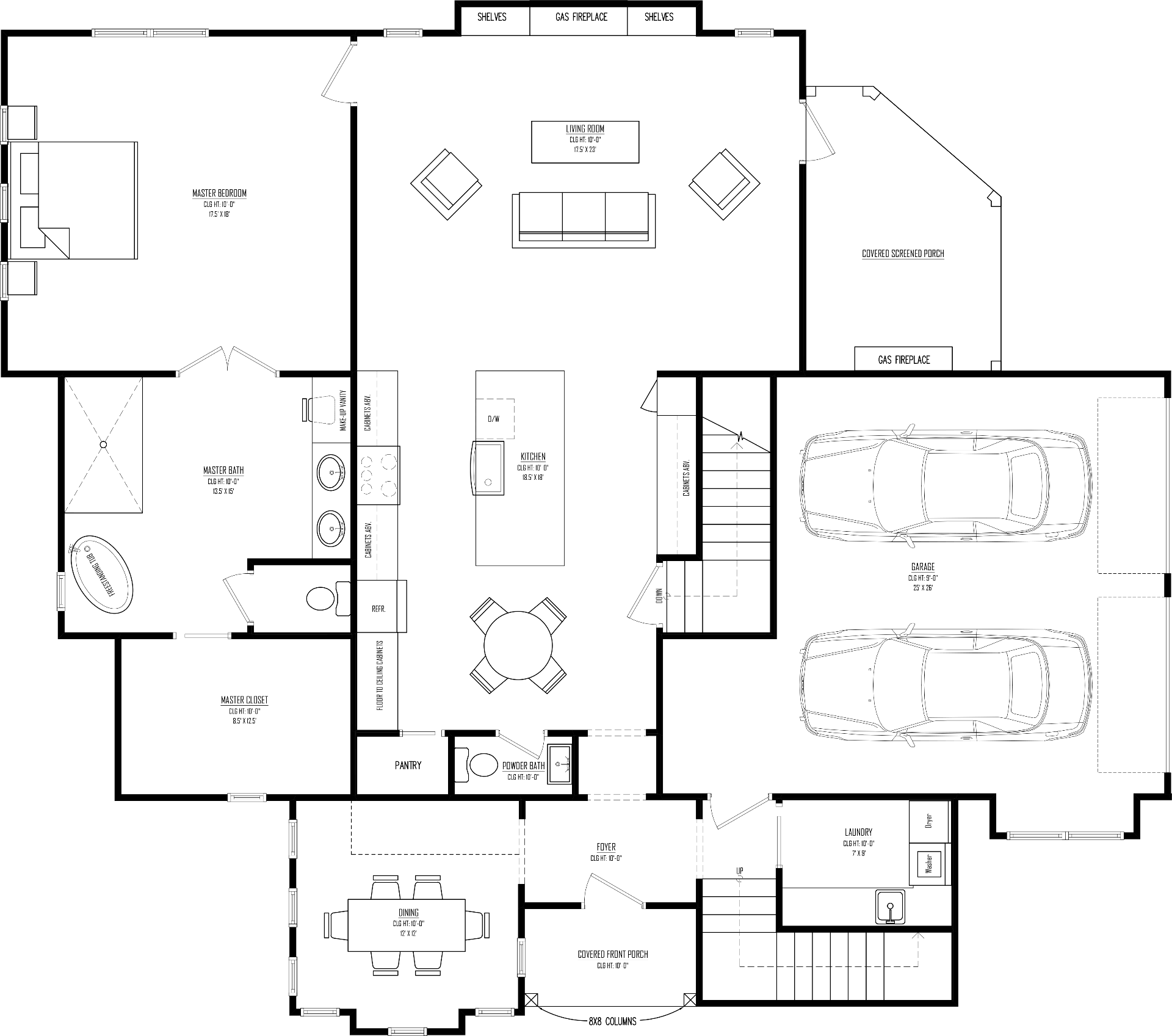 First Floor plan drawing