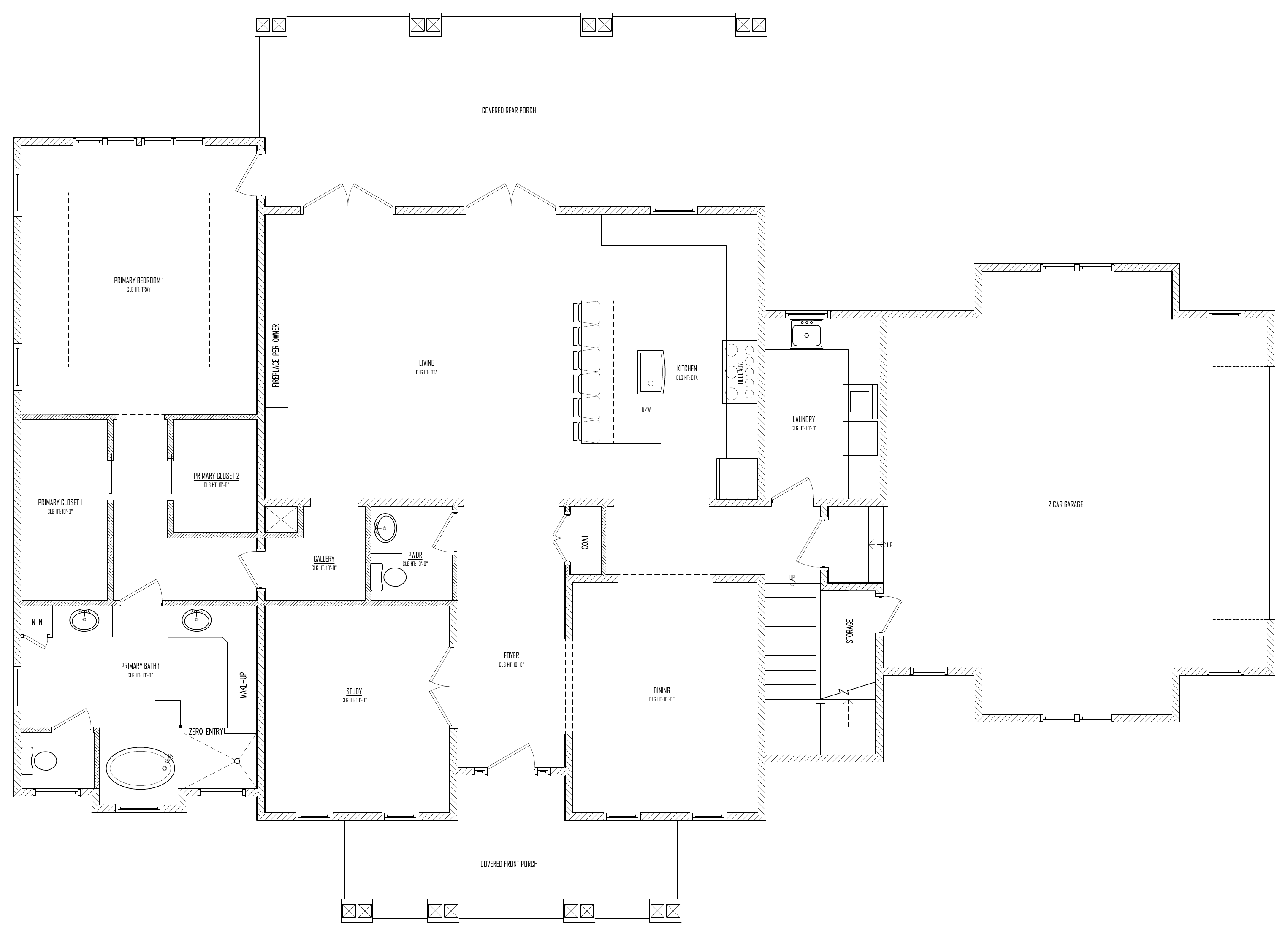 First Floor plan drawing