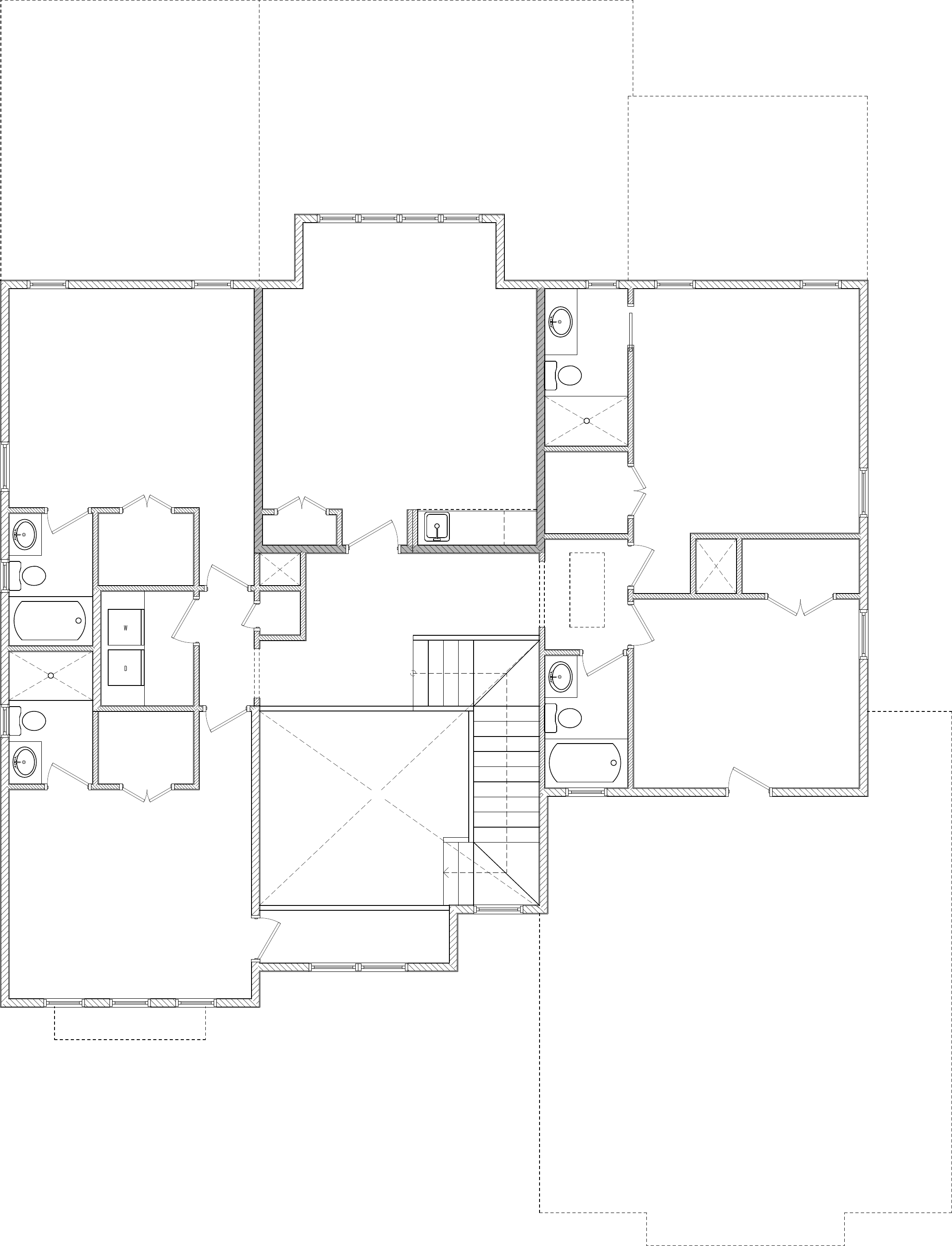 Second Floor plan drawing