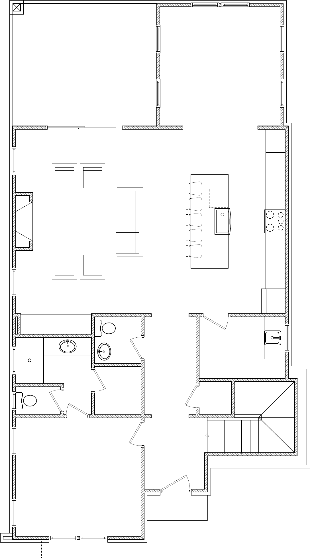 First Floor plan drawing