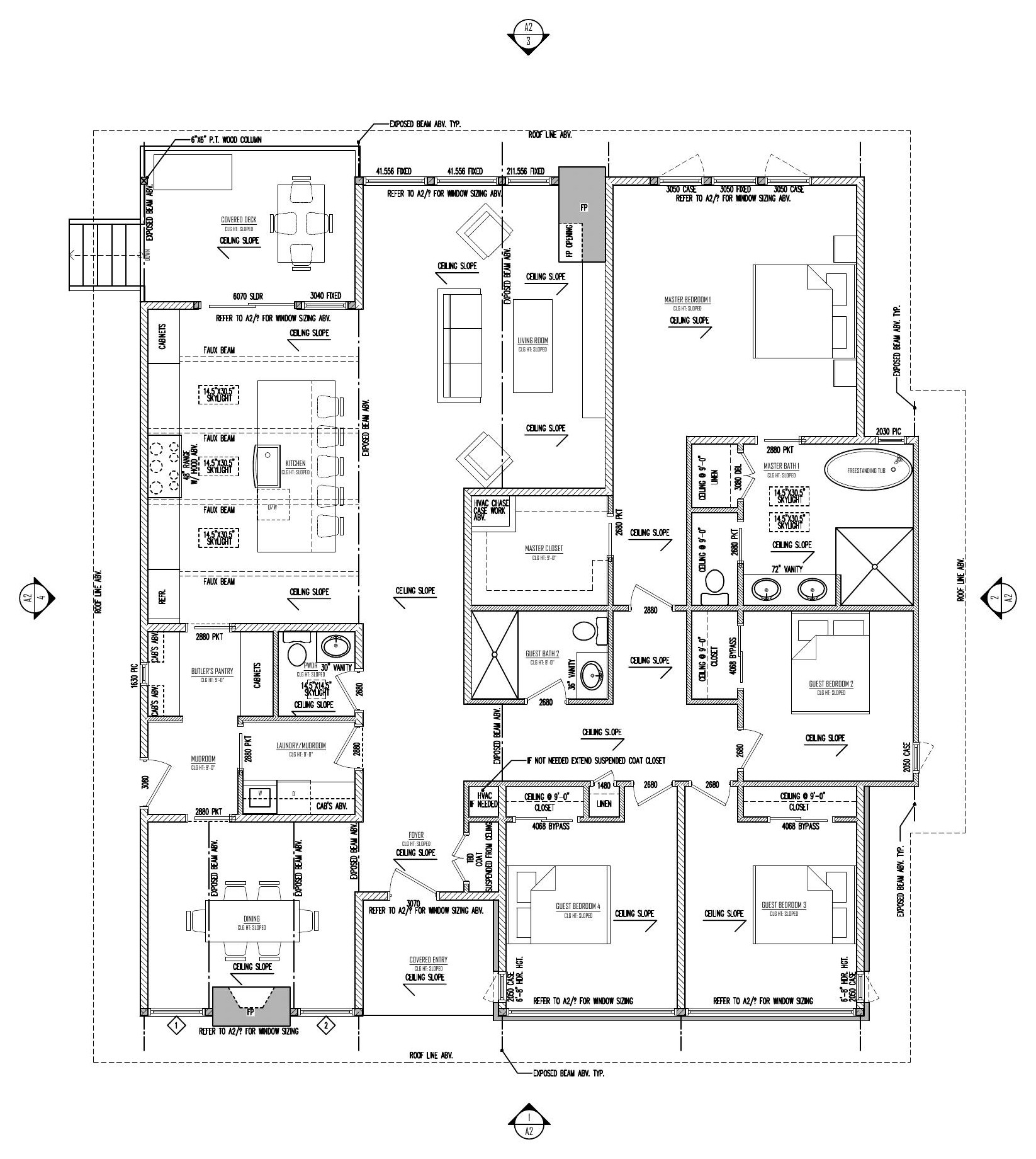 First Floor plan drawing