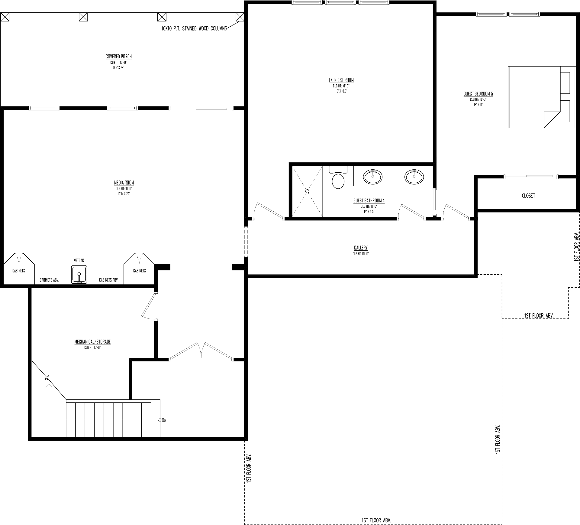 Basement plan drawing