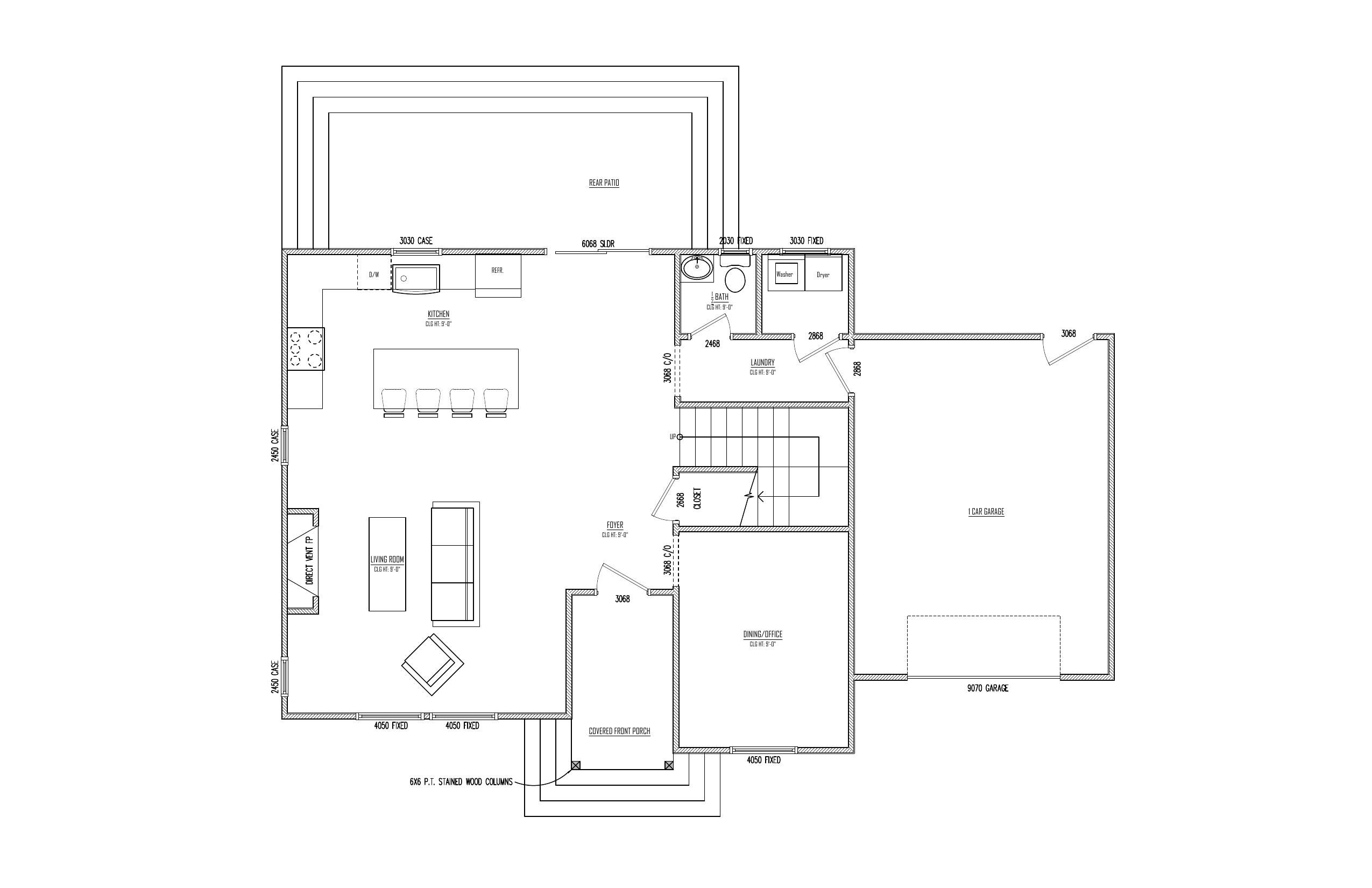First Floor plan drawing