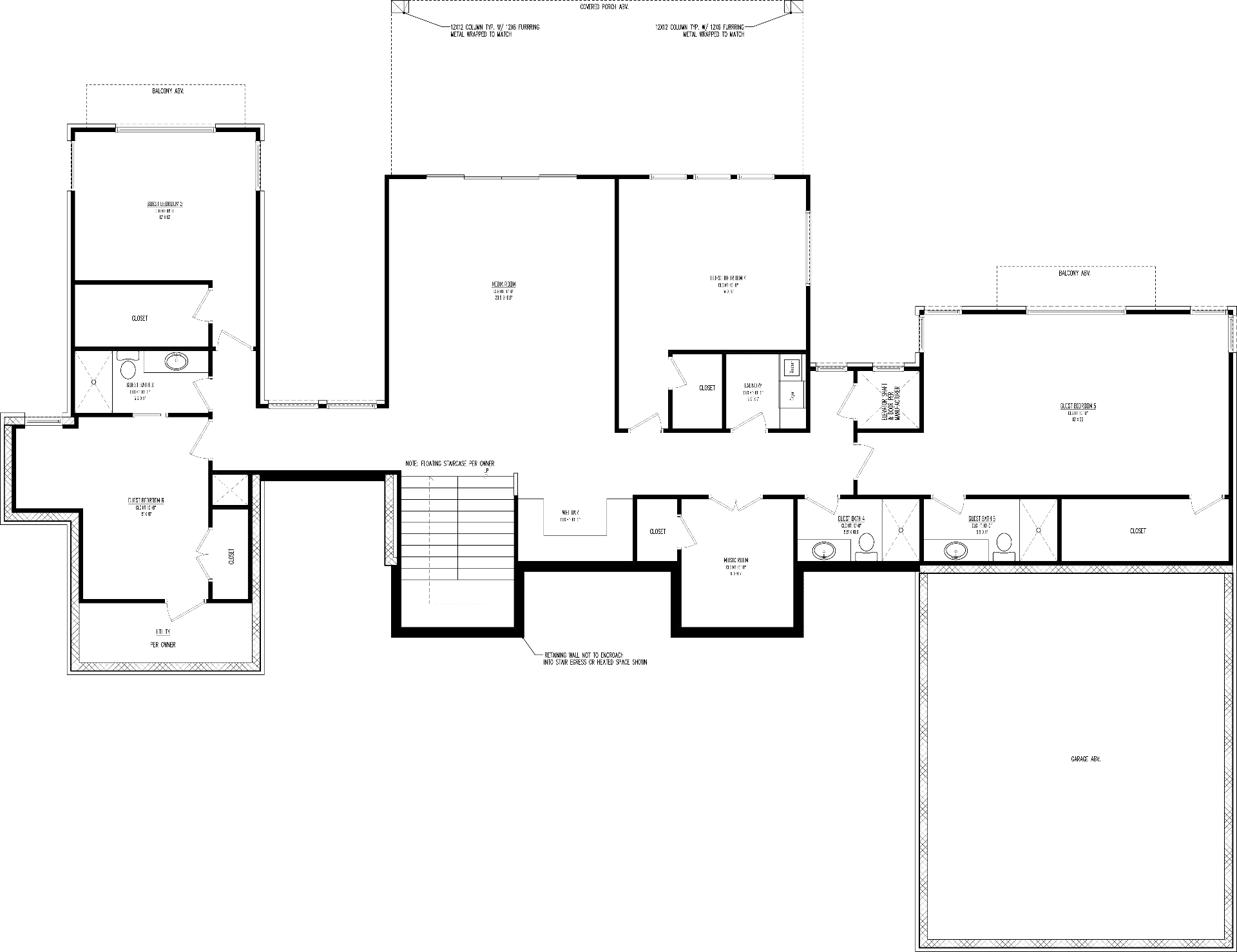 Basement plan drawing
