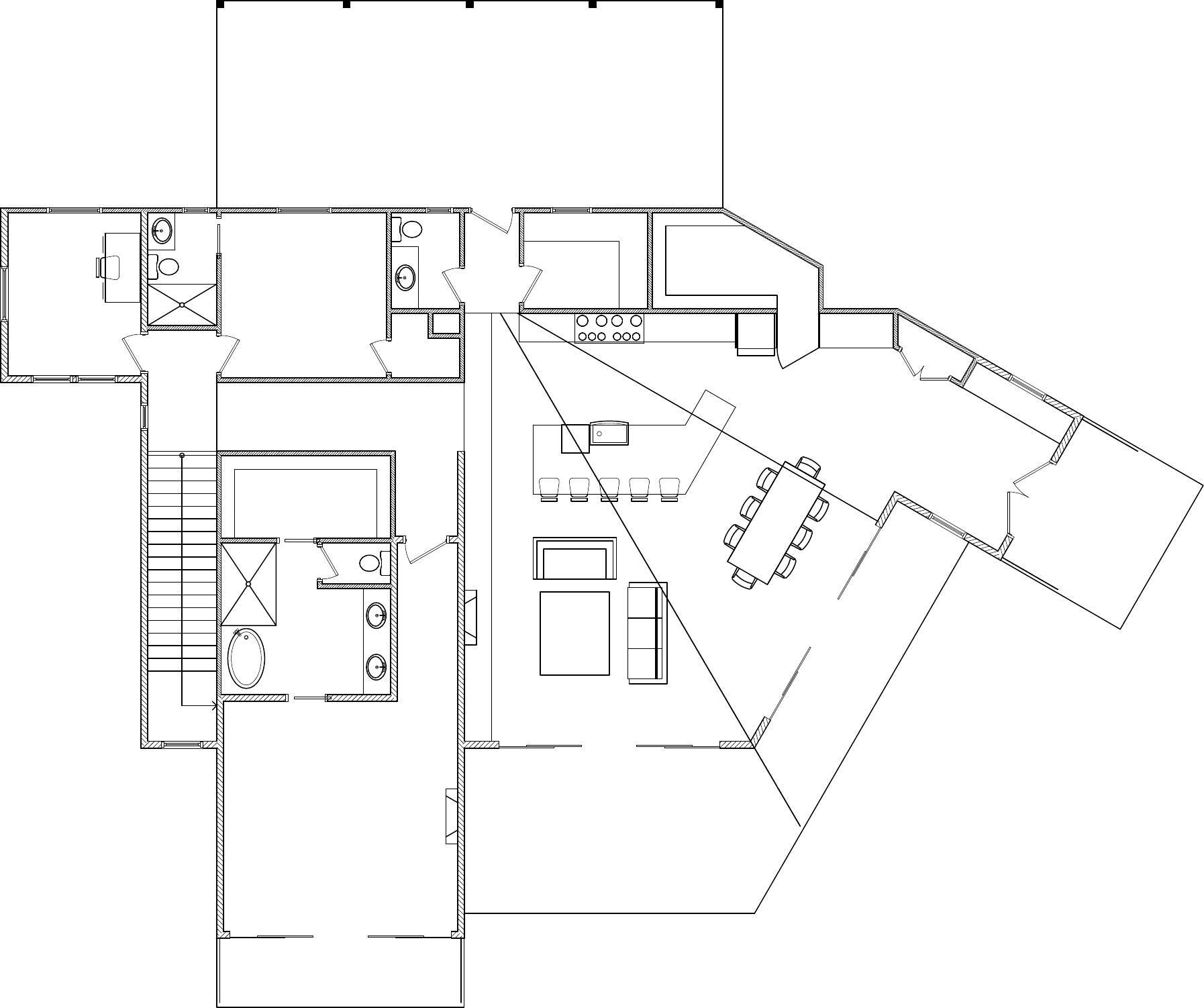 First Floor plan drawing