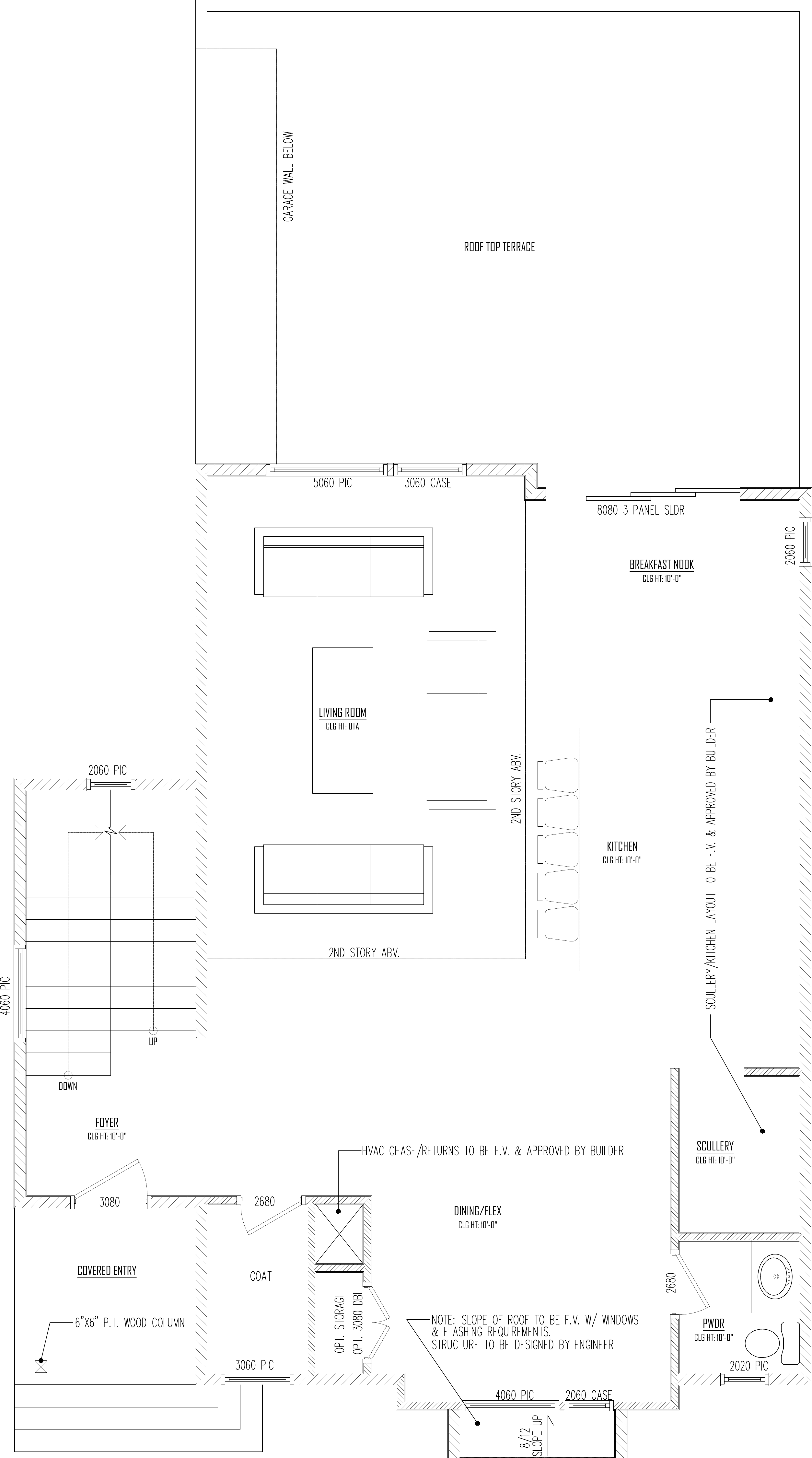 First Floor plan drawing