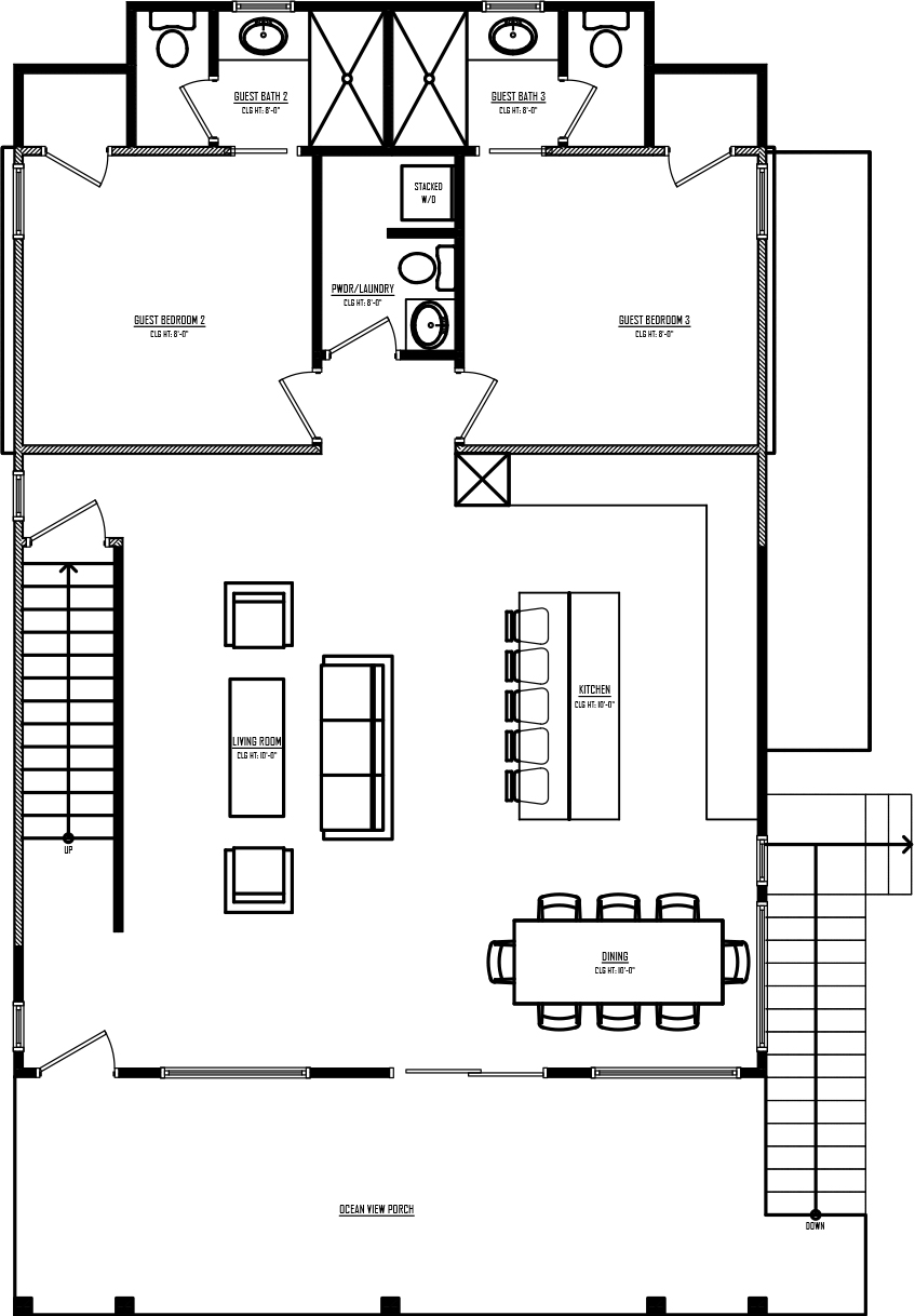 First Floor plan drawing